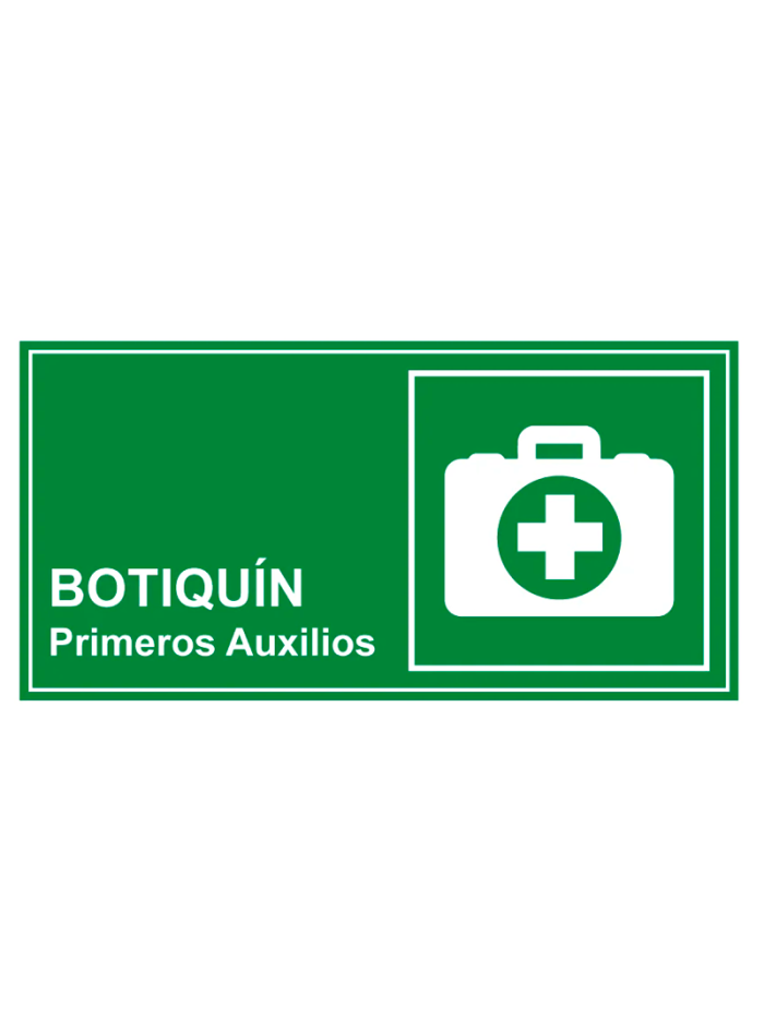 Botiquín Primeros Auxilios 34x17cm. Botiquín Primeros Auxilios 34x17cm.