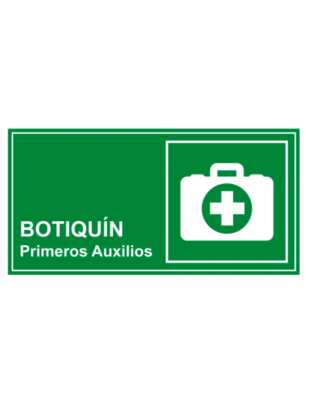 Botiquín Primeros Auxilios 34x17cm.