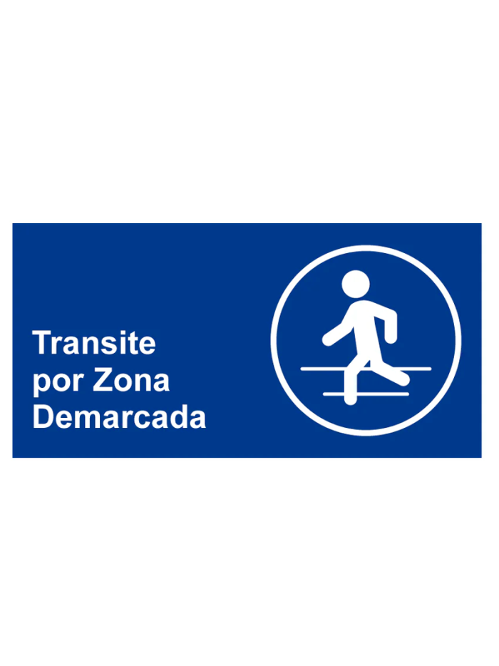 Transite por Zona Demarcada 34 x 17cm . Transite por Zona Demarcada 34 x 17cm .